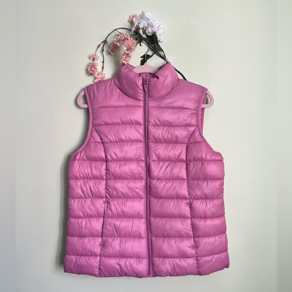 Pink vest | Packable vest | lightweight vest | puffer vest | Valentine